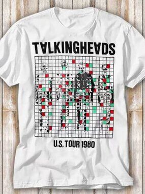 Talking Heads US Tour 1980 Punk Rock T Shirt 181